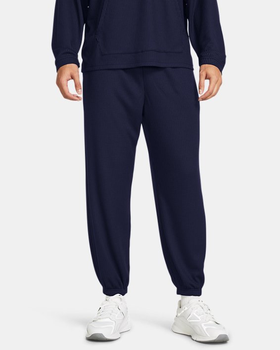 Men's UA Rival Waffle Joggers in Blue image number 0